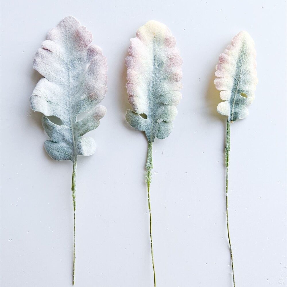 【森林海】歐式銀葉菊兔耳葉 假花配件 情人節玫瑰搭配 餐桌家居綠植軟裝裝飾-細節圖6