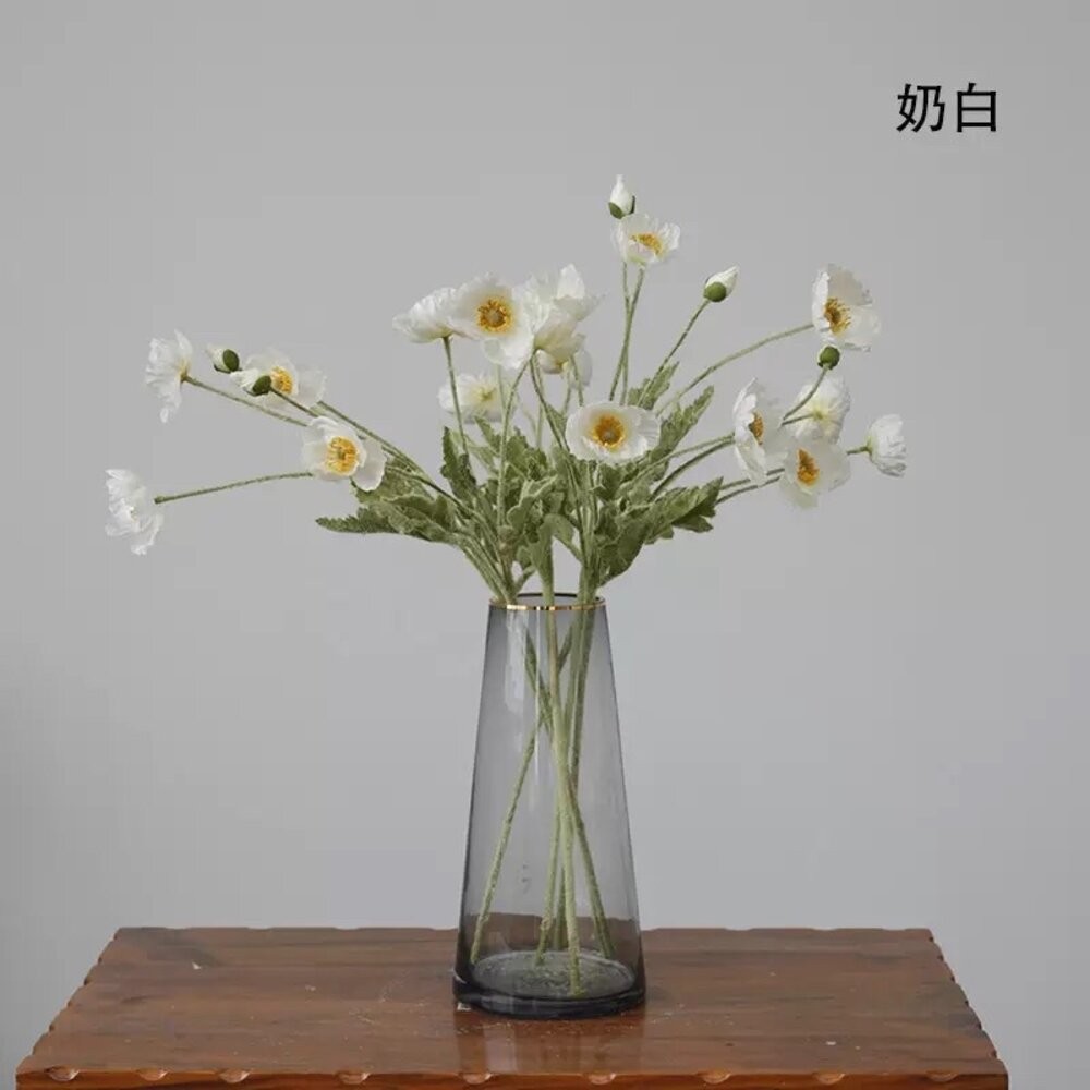 仿真花 仿真罌粟花 虞美人 假花 仿真植物 拍照背景 拍照小物 拍照道具【GXS拍照道具】-細節圖2