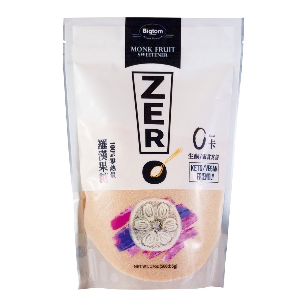 【Bigtom】羅漢果糖白糖/紅糖(120g/500g) 無罪甜零熱量 純素甜味劑 羅漢果代糖 赤藻醣醇【寶貝康司】-規格圖8