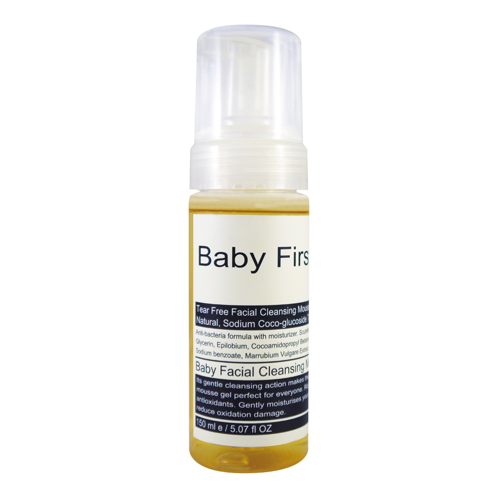 【Baby First】寶寶舒緩 兒童潔面慕斯(150ml) 不流淚配方 敏感肌 全膚質適用【寶貝康司】-規格圖2