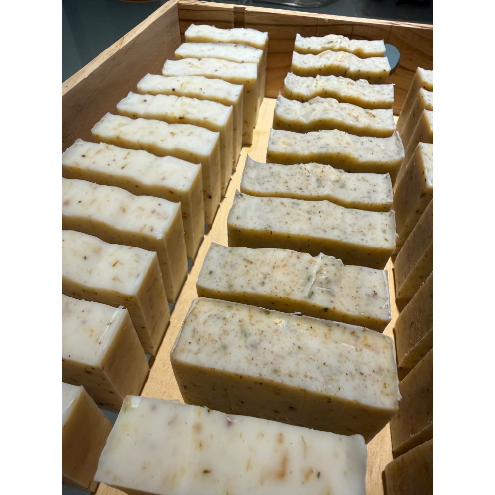 茉莉花保濕皂（無香精）冷製手工皂 買六送一-細節圖2