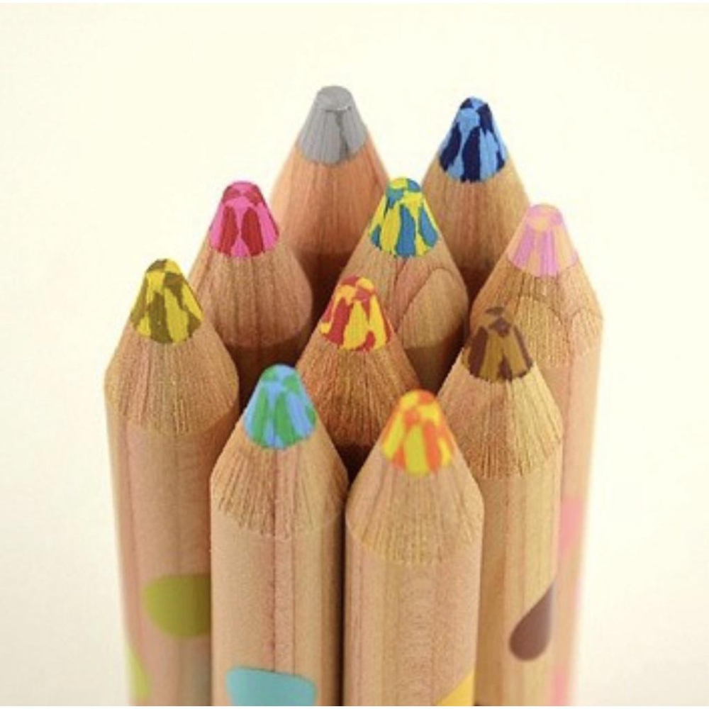 日本製 KOKUYO MIX雙色色鉛筆 混色色鉛筆 附削鉛筆器 10色/20色-細節圖4