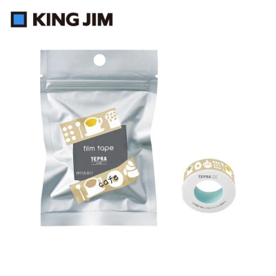【KING JIM】TEPRA LITE 熱感式標籤薄膜自黏膠帶 15mm(圖案)