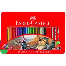 FABER-CASTELL輝柏 紅色系 油性彩色鉛筆-48色(115849)