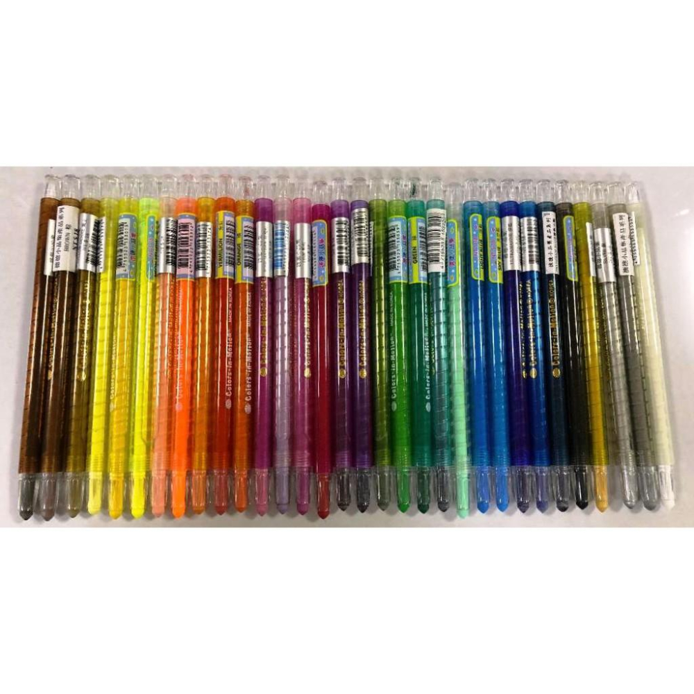 德德小品 伸縮蜡筆-單支NO.1~16(多色)-細節圖3