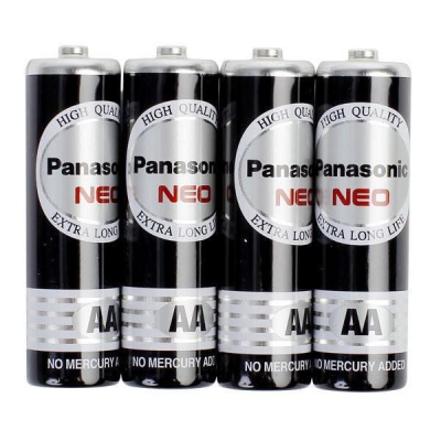 國際牌Panasonic黑色4號 1.5V 乾電池/碳鋅電池/電池 (1組4入)