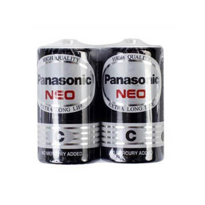 國際牌Panasonic黑色2號 1.5V 乾電池/碳鋅電池/電池 (1組2入)