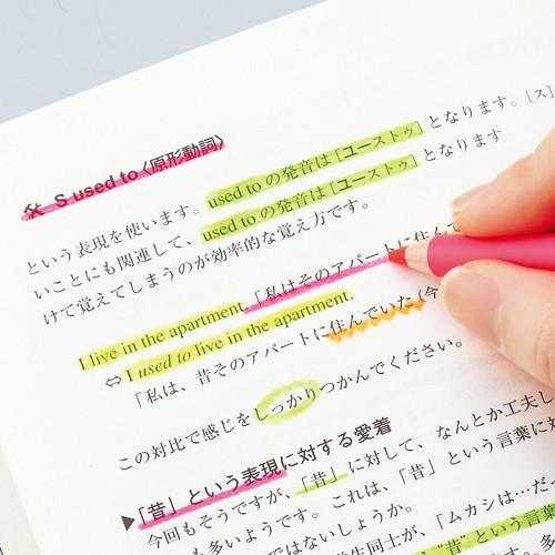 【數量不多，快搶】日本KUTSUWA【螢光筆】鉛筆型螢光筆附削筆筆蓋(多色)-細節圖6