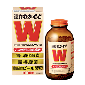 WAKAMOTO 若元錠 胃腸錠 乳酸菌 酵母 (日本境內1000錠