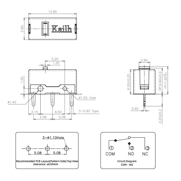 Kailh 凱華 GM8.0 黑曼巴 滑鼠 微動開關-細節圖2
