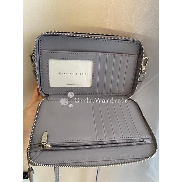 【𝐆𝐢𝐫𝐥𝐬.𝐖𝐚𝐫𝐝𝐫𝐨𝐛𝐞新加坡小CK正品代購】台灣限定薰衣草紫迷霧紫菱格包10840105 10840304-細節圖4