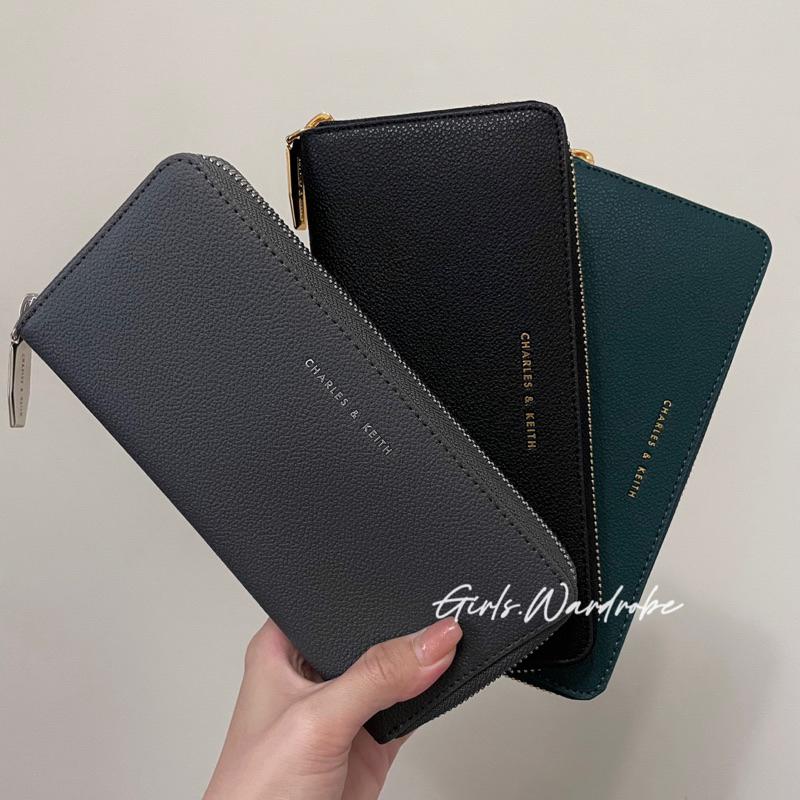【𝐆𝐢𝐫𝐥𝐬.𝐖𝐚𝐫𝐝𝐫𝐨𝐛𝐞新加坡小CK正品代購】防刮荔枝紋拉鍊長夾 錢包CK6-10770552-1-細節圖4