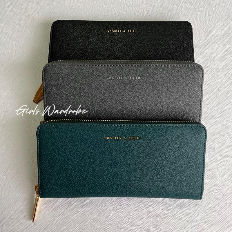 【𝐆𝐢𝐫𝐥𝐬.𝐖𝐚𝐫𝐝𝐫𝐨𝐛𝐞新加坡小CK正品代購】防刮荔枝紋拉鍊長夾 錢包CK6-10770552-1-細節圖6