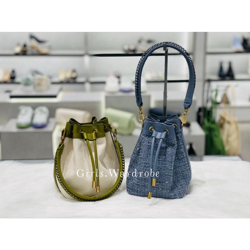 【𝐆𝐢𝐫𝐥𝐬.𝐖𝐚𝐫𝐝𝐫𝐨𝐛𝐞新加坡小CK正品代購】小香風毛呢鍊條水桶包10781583 10840452-細節圖9