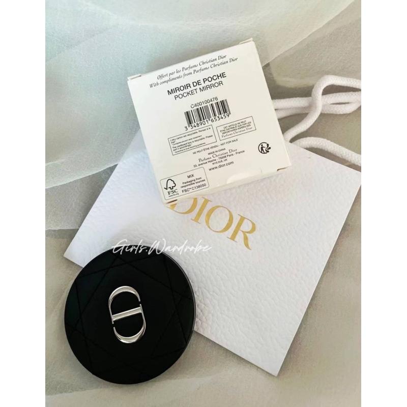 【𝐆𝐢𝐫𝐥𝐬.𝐖𝐚𝐫𝐝𝐫𝐨𝐛𝐞歐洲正品代購】Dior迪奧2023美妝櫃VIP限量小羊皮雙面化妝鏡-細節圖8