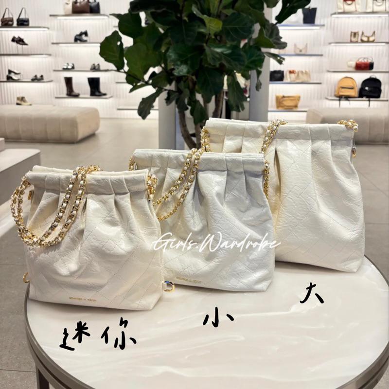 【𝐆𝐢𝐫𝐥𝐬.𝐖𝐚𝐫𝐝𝐫𝐨𝐛𝐞新加坡小CK正品代購】最新迷你款菱格鍊條流浪包 後背包 托特包CK2-60782390-細節圖7