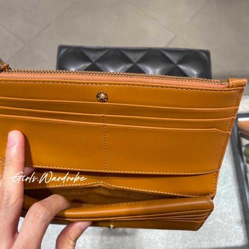 【𝐆𝐢𝐫𝐥𝐬.𝐖𝐚𝐫𝐝𝐫𝐨𝐛𝐞新加坡小CK正品代購】鬆軟菱格拉鍊長夾 錢包CK6-10770544-細節圖8