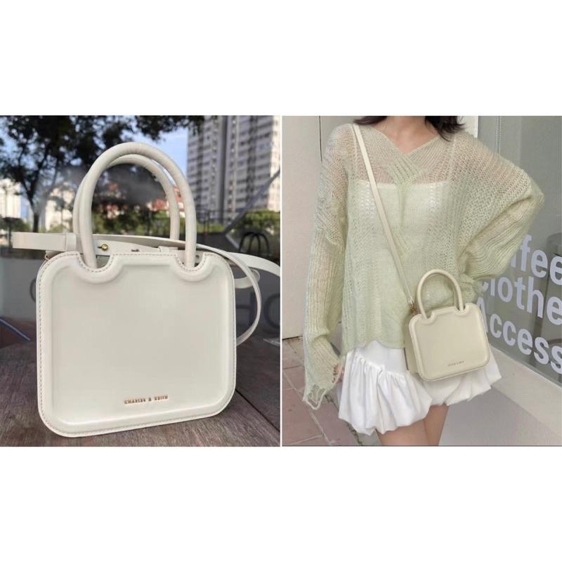 【𝐆𝐢𝐫𝐥𝐬.𝐖𝐚𝐫𝐝𝐫𝐨𝐛𝐞新加坡小CK正品代購】手提硬殼包 餅乾包 斜背包CK2-30781598 情人節-細節圖3