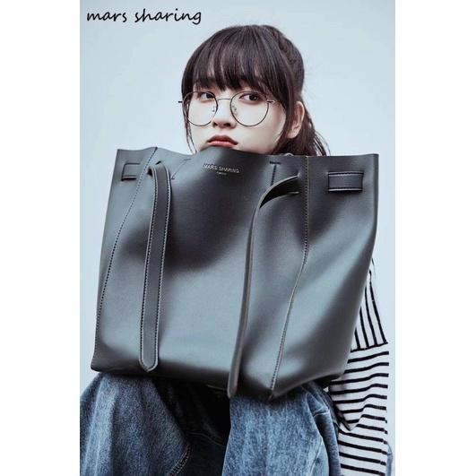 下單贈小禮物🎁【𝐆𝐢𝐫𝐥𝐬.𝐖𝐚𝐫𝐝𝐫𝐨𝐛𝐞 🇯🇵日本代購】日本品牌正品MARS SHARING 單肩大容量托特包-細節圖5
