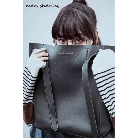 下單贈小禮物🎁【𝐆𝐢𝐫𝐥𝐬.𝐖𝐚𝐫𝐝𝐫𝐨𝐛𝐞 🇯🇵日本代購】日本品牌正品MARS SHARING 單肩大容量托特包-細節圖6