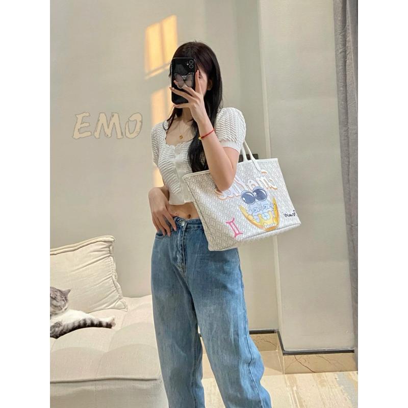 下單贈小禮物🎁 𝐆𝐢𝐫𝐥𝐬.𝐖𝐚𝐫𝐝𝐫𝐨𝐛𝐞｜韓國品牌正品EMO十二星座系列手提肩背子母包大號 托特包 正品代購-細節圖3