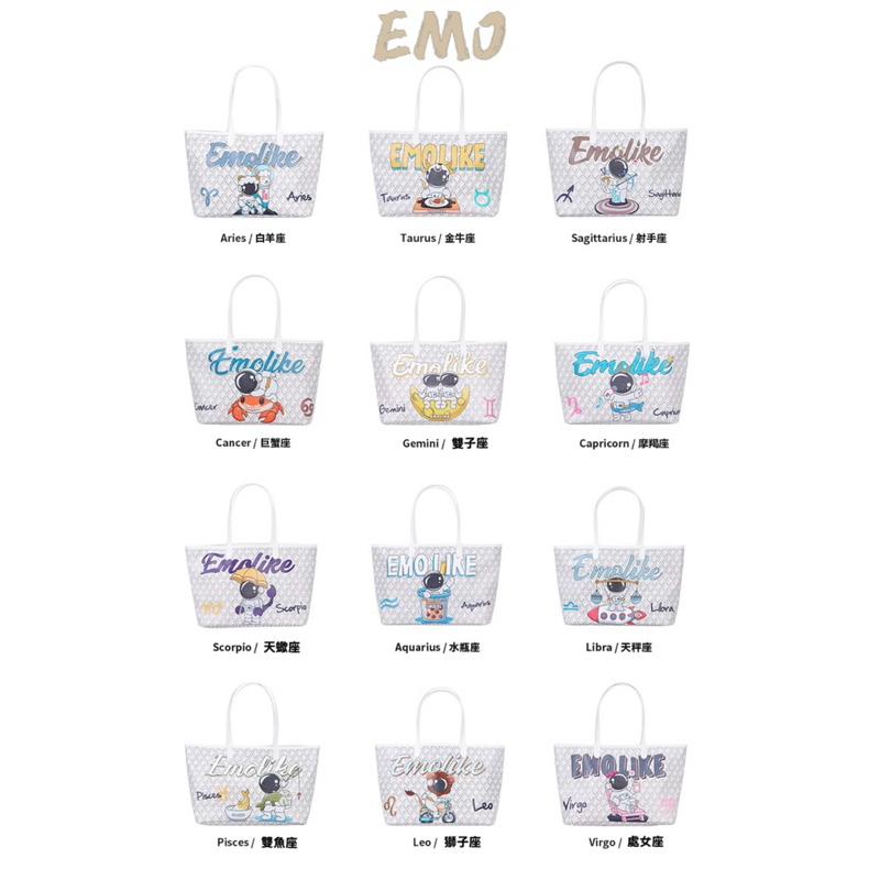 下單贈小禮物🎁 𝐆𝐢𝐫𝐥𝐬.𝐖𝐚𝐫𝐝𝐫𝐨𝐛𝐞｜韓國品牌正品EMO十二星座系列手提肩背子母包大號 托特包 正品代購-細節圖5