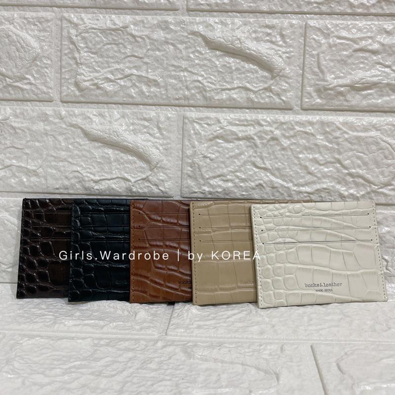 現貨🔥𝐆𝐢𝐫𝐥𝐬.𝐖𝐚𝐫𝐝𝐫𝐨𝐛𝐞｜正韓東大門bucks & leather手工牛皮真皮卡夾 正品代購 韓國直送來台-細節圖2