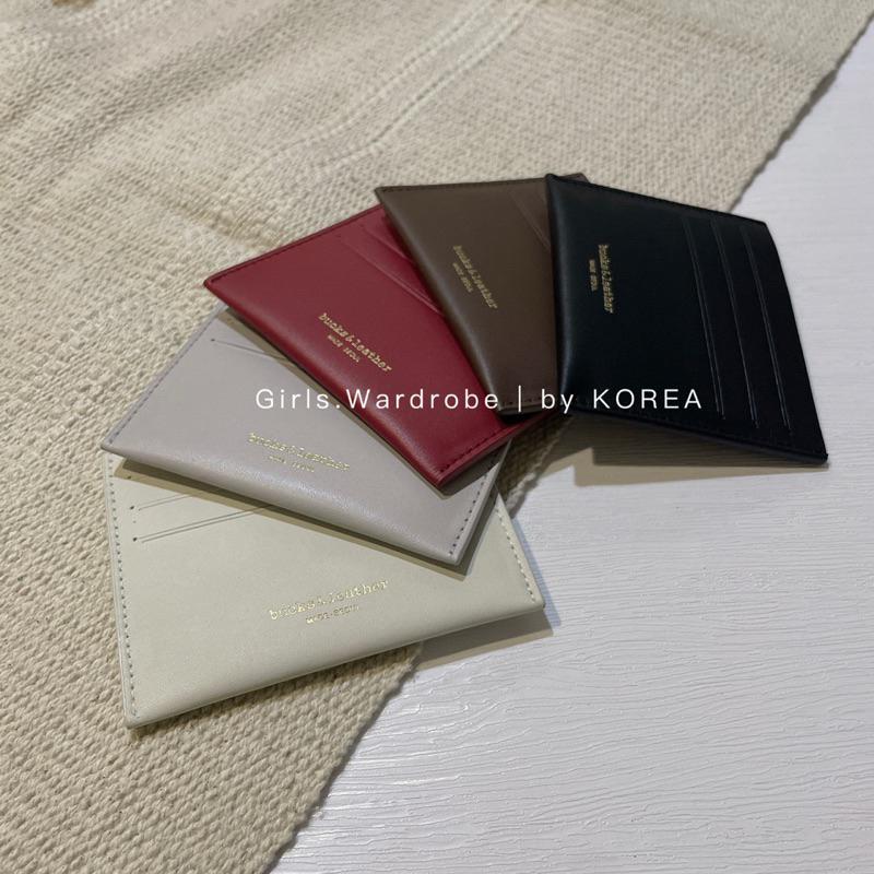 現貨🔥𝐆𝐢𝐫𝐥𝐬.𝐖𝐚𝐫𝐝𝐫𝐨𝐛𝐞｜正韓東大門bucks & leather手工牛皮真皮卡夾 正品代購 韓國直送來台-細節圖4