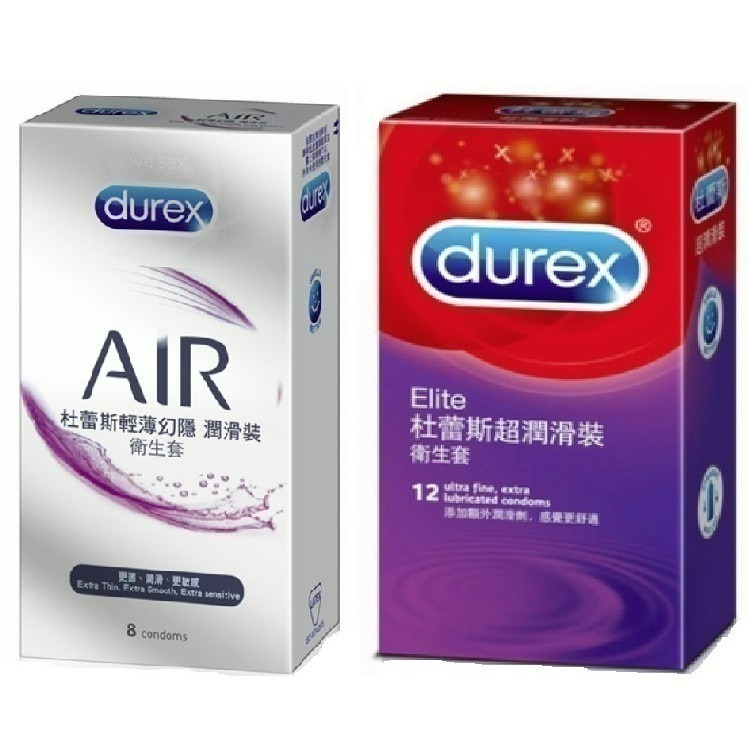 Durex 杜蕾斯 保險套 AIR輕薄幻隱裝 飆風碼 持久 超薄裝 更薄型 綜合裝 活力裝 激情 超薄勁潤 雙悅-規格圖11