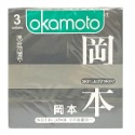 『免運』岡本 3入 保險套 001 Skinless Skin 輕薄系列 CITY 衛生套 003-規格圖2