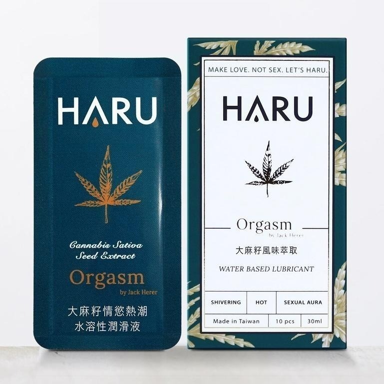 ❤️️免運❤️ HARU 潤滑液 情慾香氛熱感 3ml 單片體驗 隨身包 大麻籽 熱浪-細節圖2