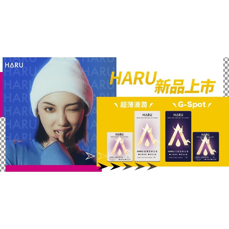 ❤️️買1盒送1個❤️ Haru 保險套 超薄型/凸點環形型/熱感輕薄系列/前端加厚持久 贈熱麻熱感潤滑液-細節圖3