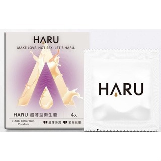 ❤️️買1盒送1個❤️ Haru 保險套 超薄型/凸點環形型/熱感輕薄系列/前端加厚持久 贈熱麻熱感潤滑液-規格圖1