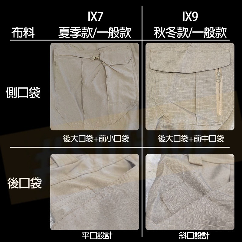 一般款 工作褲 戰術褲 耐磨工作褲 ix7 ix9 多口袋工作褲 多口袋戰術褲 大尺碼 多口袋休閒褲 大口袋工作褲-細節圖10