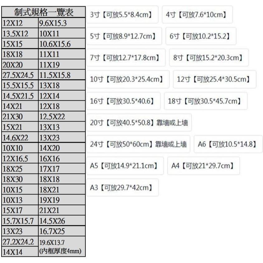 萌之屋-色紙壓克力相框-細節圖5