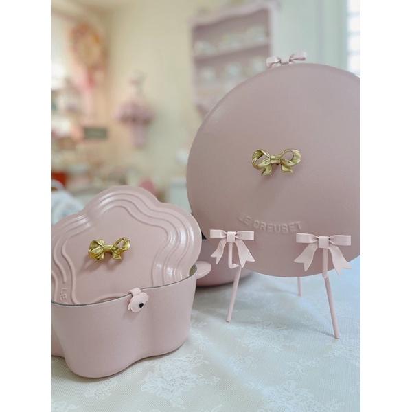 LC & Staub蝴蝶結造型櫃子把手/鑄鐵鍋把手/鍋蓋頭-細節圖3