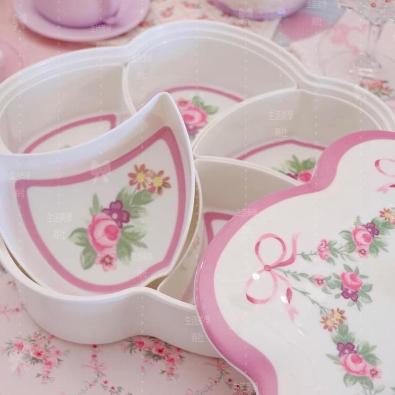 鄉村風/糖果盒/過年糖果盒/玫瑰/糖果分類盒/糖果堅果分隔盒/糖果分格盒-細節圖6