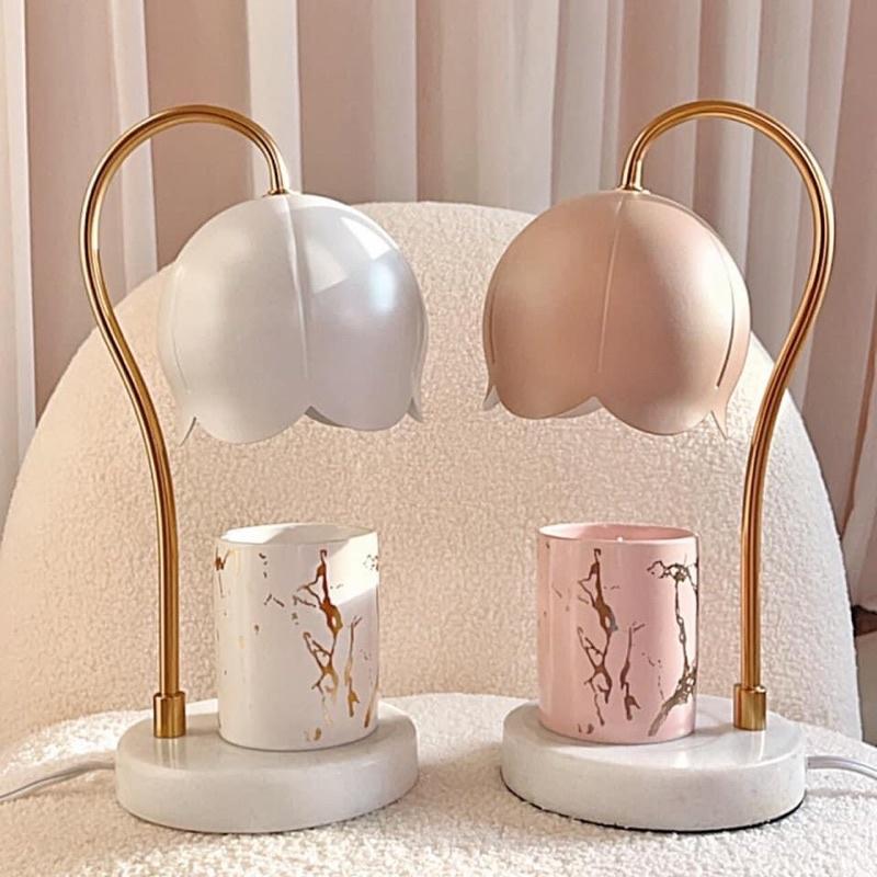 【現貨在台】融蠟燈 蠟燭燈 蠟燭暖燈 香氛蠟燭燈 蠟燭檯燈 融燭燈 香氛蠟燭燈 生日禮物 禮物 鈴蘭 檯燈-細節圖6