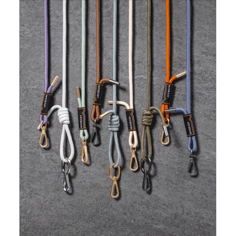MAGEASY STRAP 手機掛繩組(含墊片/不限手機型號) | 6.0mm  繩索背帶 掛繩夾片-細節圖2