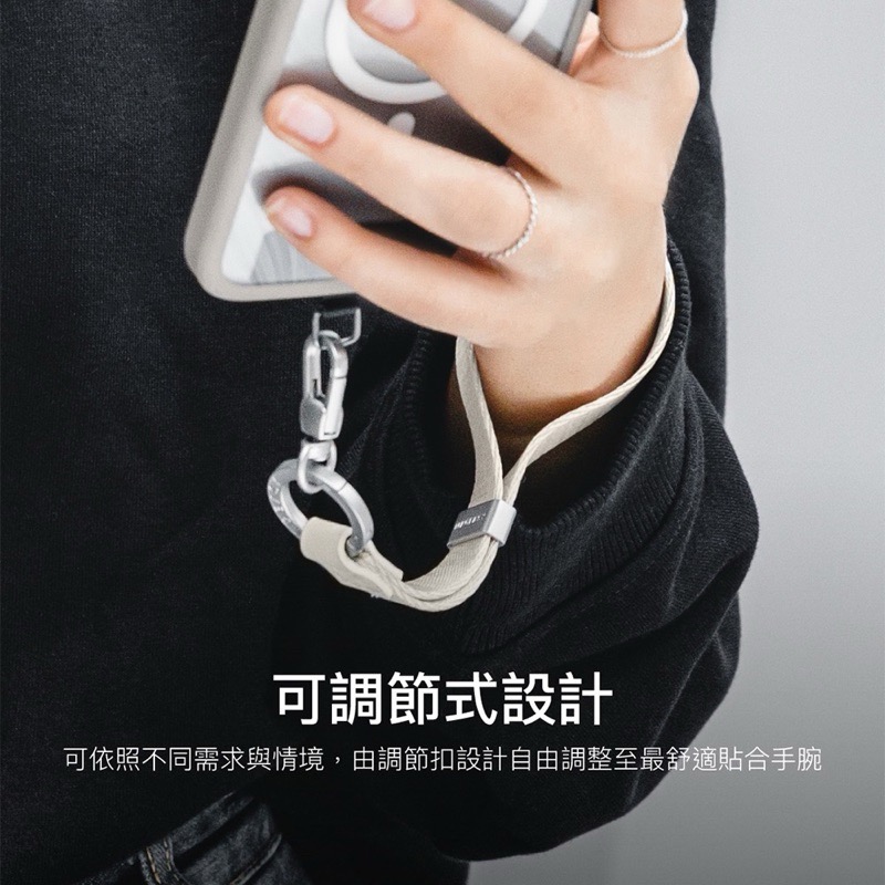 授權經銷-MAGEASY UTILITY WRIST STRAP 15mm手腕掛繩組（Apple/Android 適用）-細節圖2