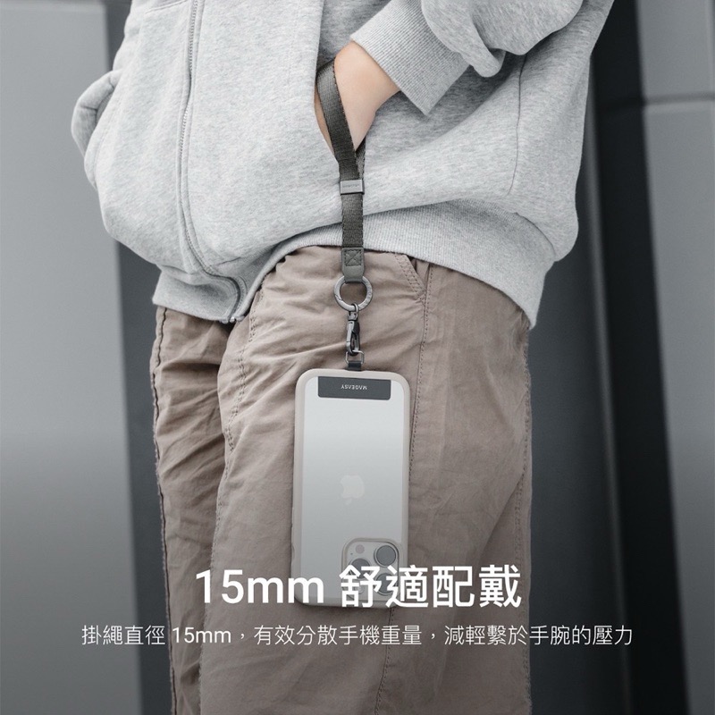 授權經銷-MAGEASY UTILITY WRIST STRAP 15mm手腕掛繩組（Apple/Android 適用）-細節圖4