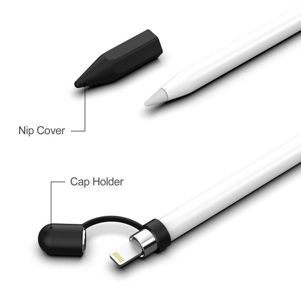 蘋果筆套 矽膠保護筆套 Apple Pencil 1代  蘋果 手寫筆保護套  超薄保護套 筆頭 筆尖 保護套-細節圖4