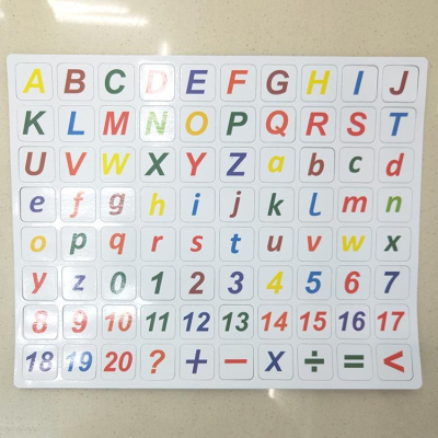 現貨 軟磁鐵 ABC 英文字母 早教 教具 教材 數字 磁鐵 磁性 貼冰箱 益智 冰箱貼 幼教