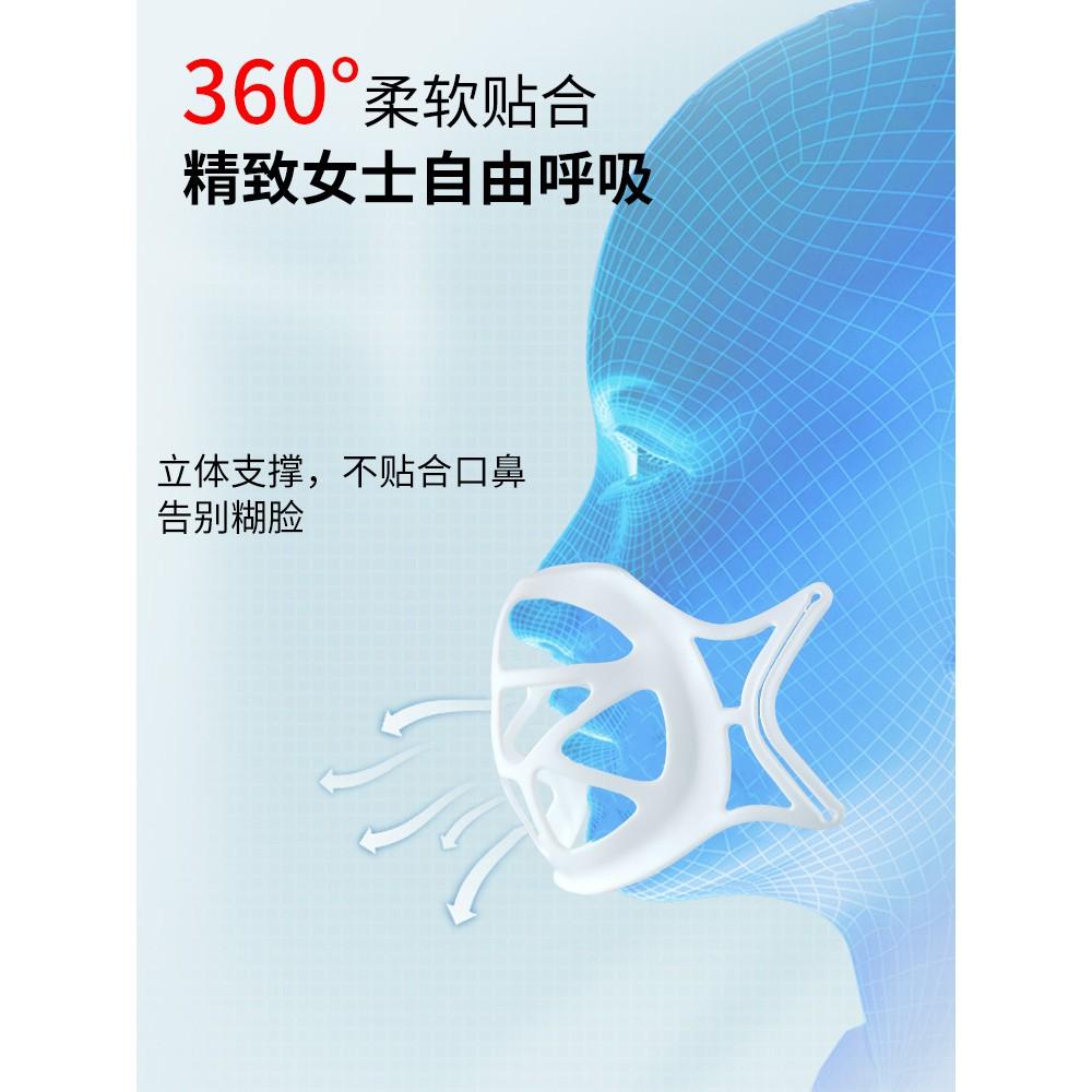 台灣發貨 3D口罩架  呼吸順暢 不脫妝 口罩支架 口罩架 口罩內襯 口罩支撐 支撐 支架 口罩-細節圖2