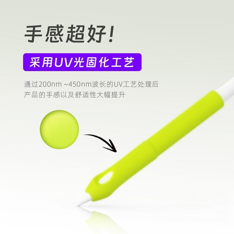 Apple pencil 1代/2代/Pro 握筆套 低重心筆套 筆套 矽膠材質 華為 M pencil 筆握-細節圖2