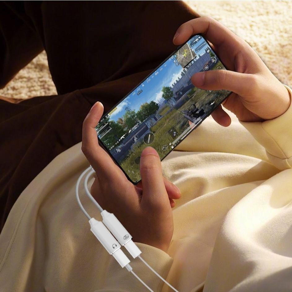 蘋果15/16可用 蘋果舊耳麥 轉 TYPEC USB-C 蘋果耳麥 專用轉接線 PD/QC 100W 二合一充電版-細節圖5