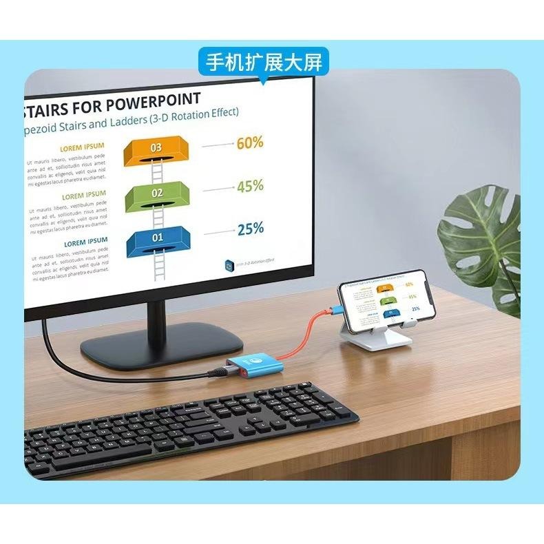 Switch 1代 2代 底座投屏線 蘋果15 16 TYPEC 轉 HDMI 螢幕投射 手機螢幕投射 筆電螢幕投射-細節圖3