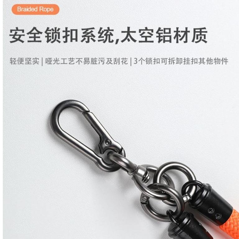 伸縮手機繩 手機繩 調節手機繩 加粗0.8公分強化 手機背繩 手機吊繩 手機背帶 手機掛繩斜背 頸掛繩 防丟繩 掛脖繩-細節圖6