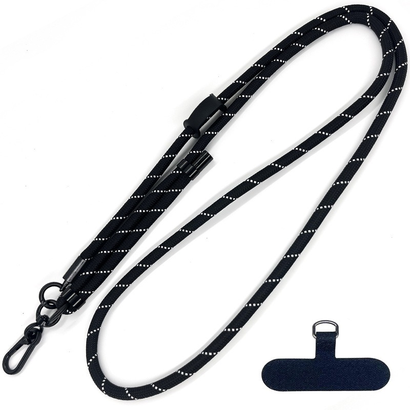 伸縮手機繩 手機繩 調節手機繩 加粗0.8公分強化 手機背繩 手機吊繩 手機背帶 手機掛繩斜背 頸掛繩 防丟繩 掛脖繩-規格圖7