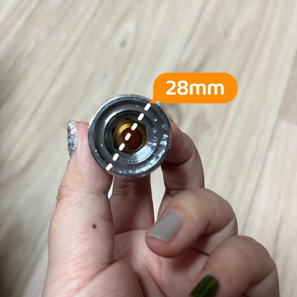 沐浴龍頭轉奶嘴接頭 28mm外牙 沐浴龍頭轉水槍快接 沐浴龍頭快接頭 水龍頭轉接頭 水槍接頭 水管快接 快拆-細節圖4